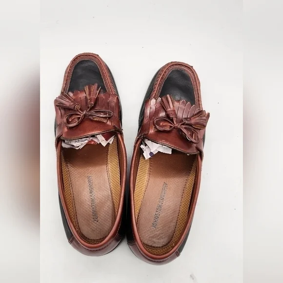 Johnston & Murphy Shoes Men 10 Aragon II Kiltie Tassel Narrow